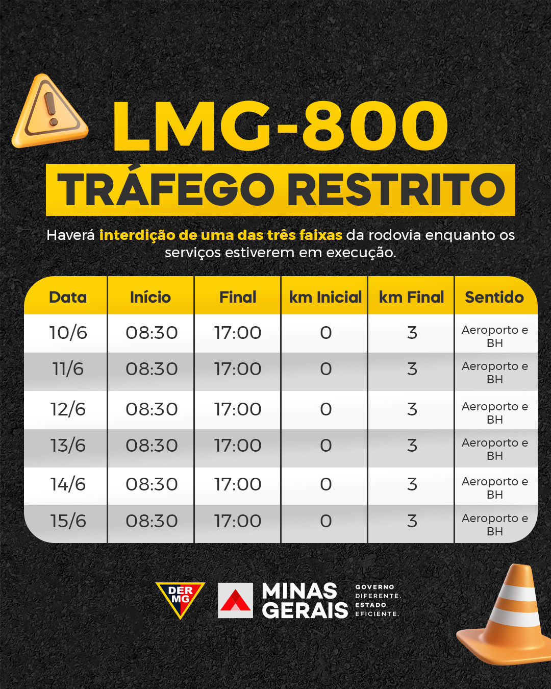 IMPRENSA LMG800 divulgacao der mg